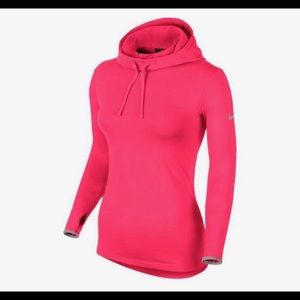 Long sleeve dry fit hooded top